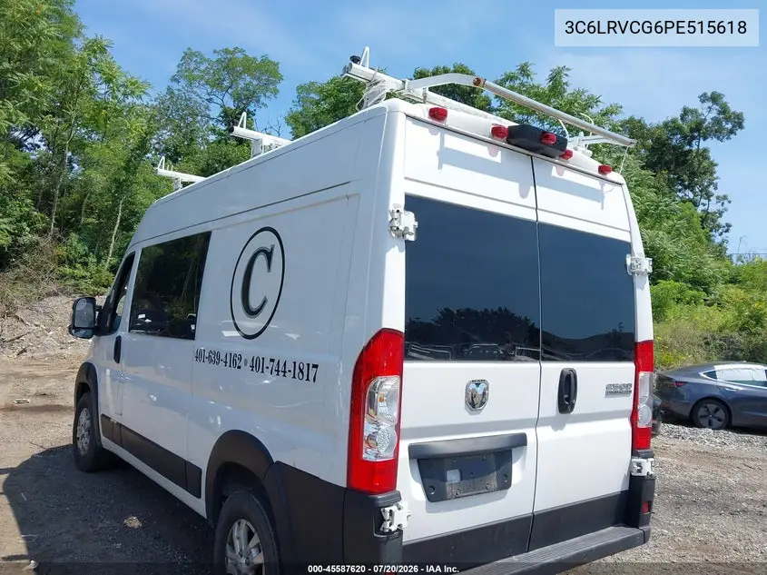 2023 Ram Promaster 2500 High Roof 136 Wb VIN: 3C6LRVCG6PE515618 Lot: 45587620