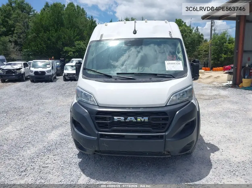 2023 Ram Promaster 2500 High Roof 159 Wb VIN: 3C6LRVDG4PE563746 Lot: 45595326