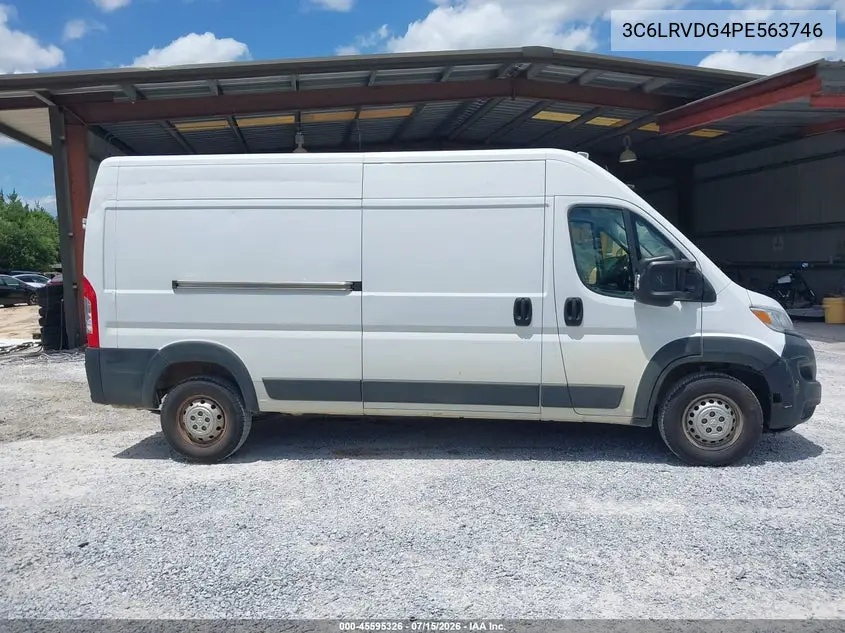 2023 Ram Promaster 2500 High Roof 159 Wb VIN: 3C6LRVDG4PE563746 Lot: 45595326