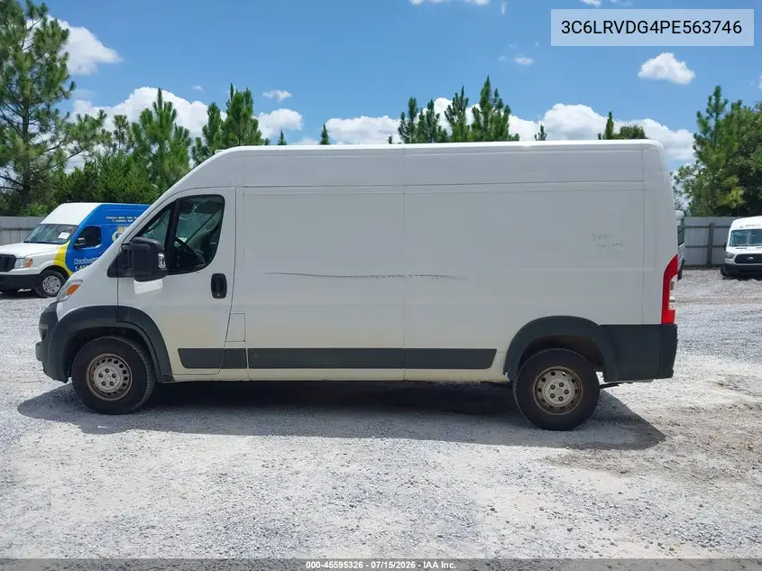 2023 Ram Promaster 2500 High Roof 159 Wb VIN: 3C6LRVDG4PE563746 Lot: 45595326