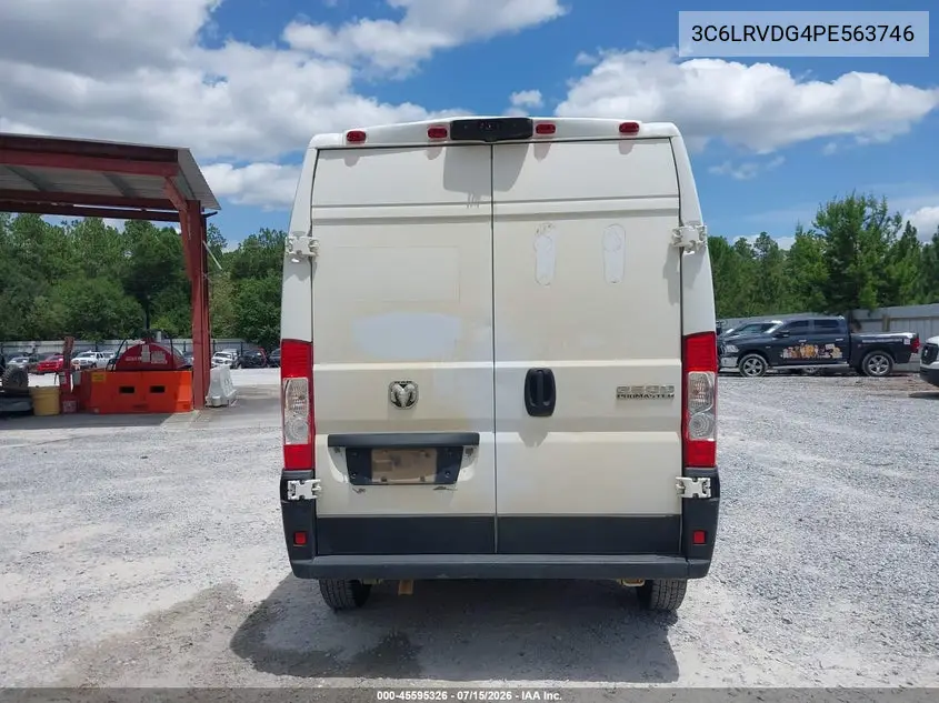 2023 Ram Promaster 2500 High Roof 159 Wb VIN: 3C6LRVDG4PE563746 Lot: 45595326