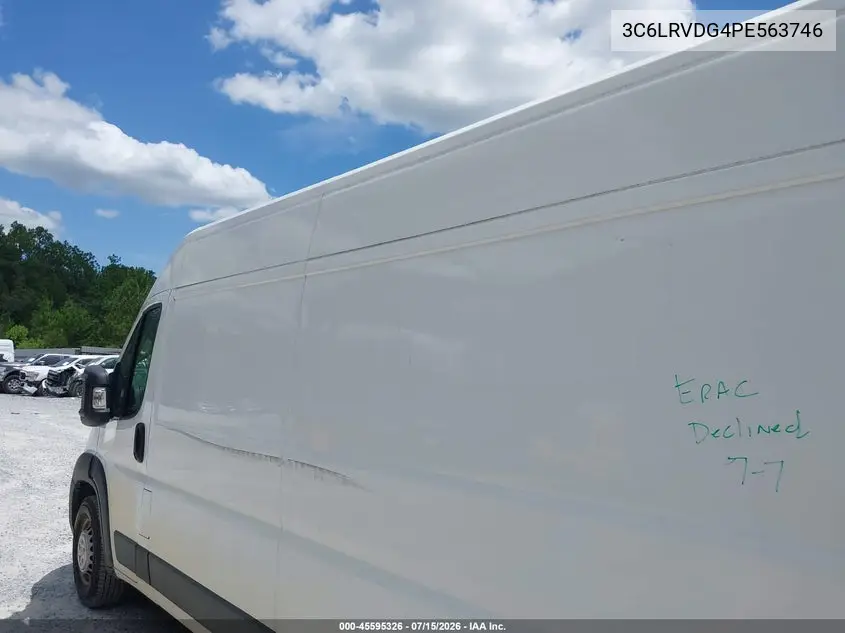 2023 Ram Promaster 2500 High Roof 159 Wb VIN: 3C6LRVDG4PE563746 Lot: 45595326