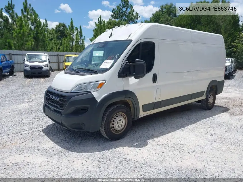 2023 Ram Promaster 2500 High Roof 159 Wb VIN: 3C6LRVDG4PE563746 Lot: 45595326