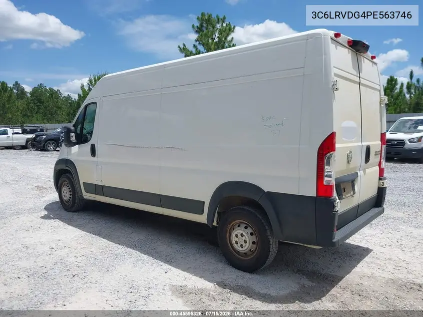 2023 Ram Promaster 2500 High Roof 159 Wb VIN: 3C6LRVDG4PE563746 Lot: 45595326