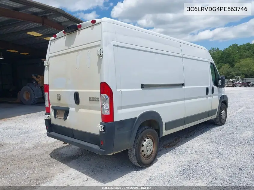 2023 Ram Promaster 2500 High Roof 159 Wb VIN: 3C6LRVDG4PE563746 Lot: 45595326