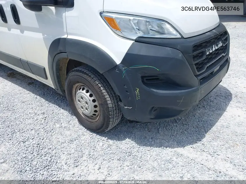 2023 Ram Promaster 2500 High Roof 159 Wb VIN: 3C6LRVDG4PE563746 Lot: 45595326