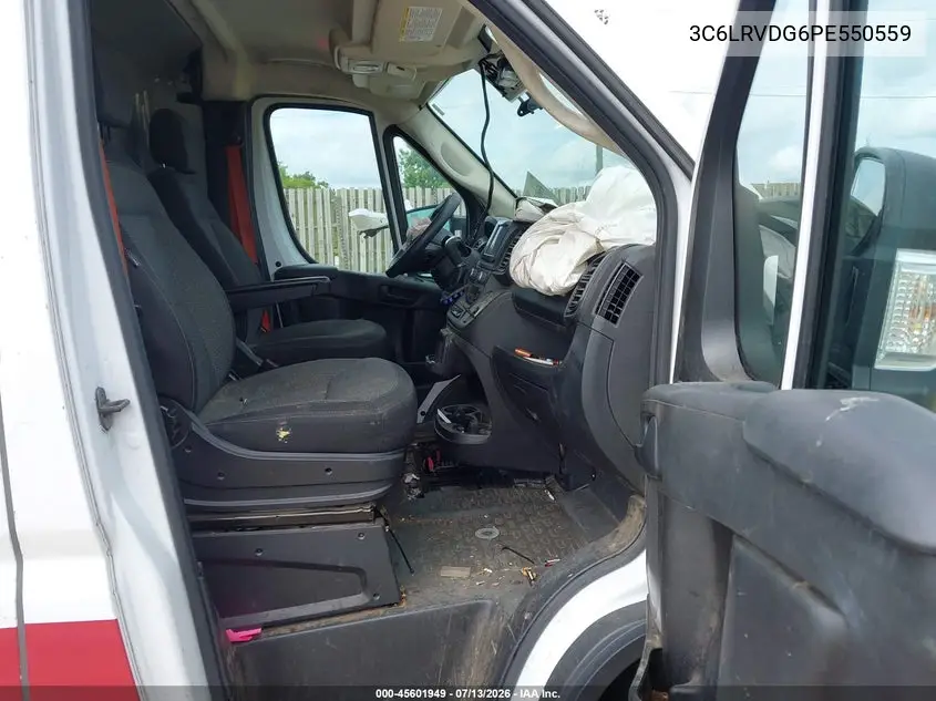 2023 Ram Promaster 2500 High Roof 159 Wb VIN: 3C6LRVDG6PE550559 Lot: 45601949