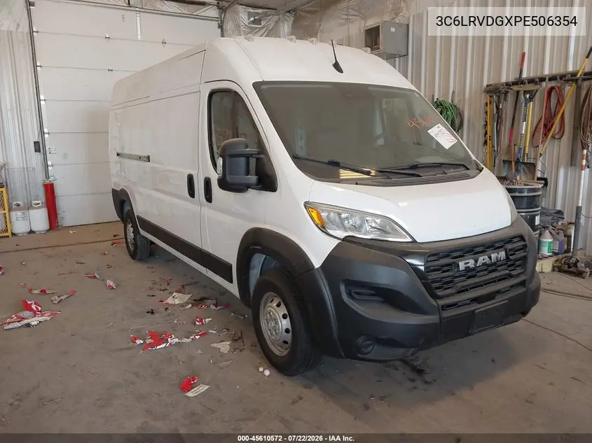 2023 Ram Promaster 2500 High Roof 159 Wb VIN: 3C6LRVDGXPE506354 Lot: 45610572