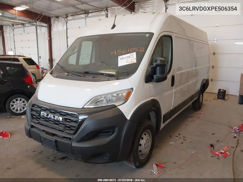 2023 Ram Promaster 2500 High Roof 159 Wb VIN: 3C6LRVDGXPE506354 Lot: 45610572