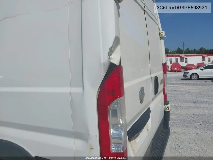 2023 Ram Promaster 2500 High Roof 159 Wb VIN: 3C6LRVDG3PE593921 Lot: 45615343