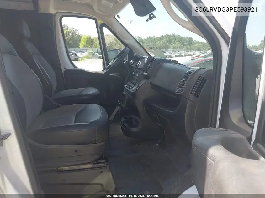 2023 Ram Promaster 2500 High Roof 159 Wb VIN: 3C6LRVDG3PE593921 Lot: 45615343