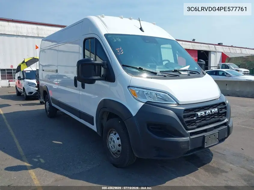 2023 Ram Promaster 2500 High Roof 159 Wb VIN: 3C6LRVDG4PE577761 Lot: 45629609