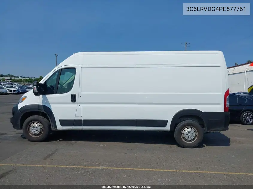 2023 Ram Promaster 2500 High Roof 159 Wb VIN: 3C6LRVDG4PE577761 Lot: 45629609
