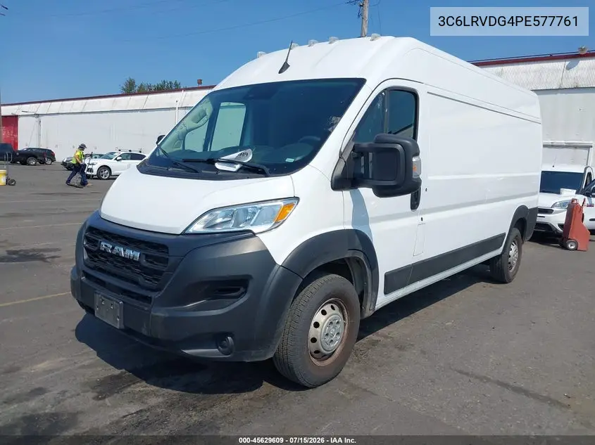 2023 Ram Promaster 2500 High Roof 159 Wb VIN: 3C6LRVDG4PE577761 Lot: 45629609