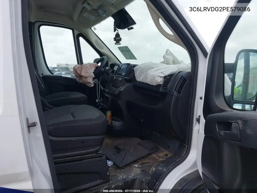2023 Ram Promaster 2500 High Roof 159 Wb VIN: 3C6LRVDG2PE579086 Lot: 45639384