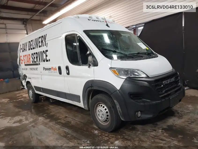 3C6LRVDG4RE133010 2024 Ram Promaster 2500 Tradesman High Roof 159 Wb W/Pass Seat