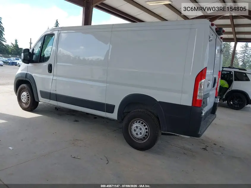 2024 Ram Promaster 3500 Tradesman Low Roof 136 Wb W/Pass Seat VIN: 3C6MRVWG3RE154805 Lot: 45571147