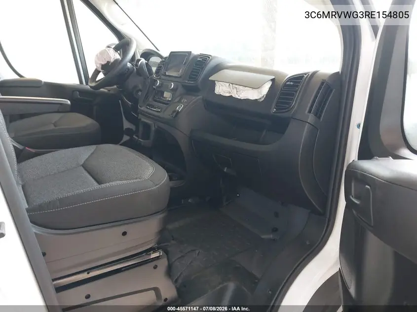 2024 Ram Promaster 3500 Tradesman Low Roof 136 Wb W/Pass Seat VIN: 3C6MRVWG3RE154805 Lot: 45571147