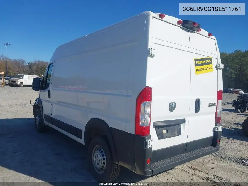 3C6LRVCG1SE511761 2025 Ram Promaster 2500 Tradesman High Roof 136 Wb W/Pass Seat