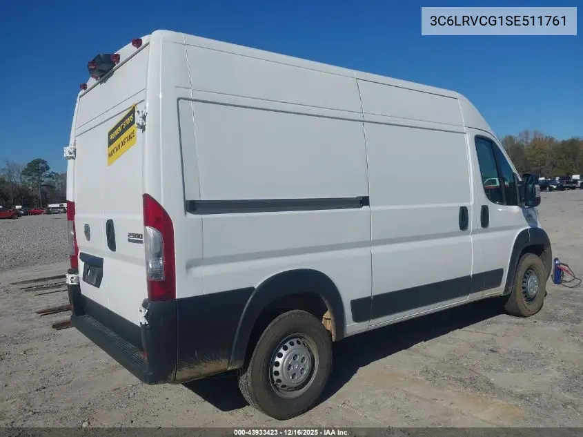 3C6LRVCG1SE511761 2025 Ram Promaster 2500 Tradesman High Roof 136 Wb W/Pass Seat