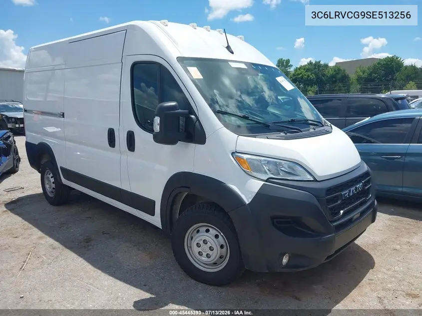 2025 Ram Promaster 2500 Tradesman High Roof 136 Wb W/Pass Seat VIN: 3C6LRVCG9SE513256 Lot: 45445393