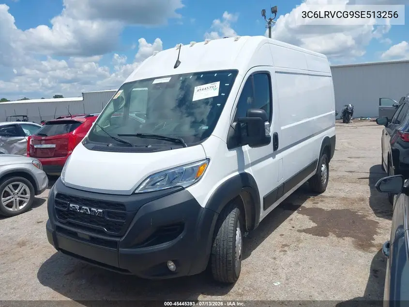 2025 Ram Promaster 2500 Tradesman High Roof 136 Wb W/Pass Seat VIN: 3C6LRVCG9SE513256 Lot: 45445393