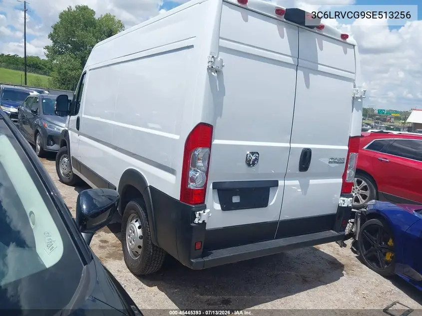 2025 Ram Promaster 2500 Tradesman High Roof 136 Wb W/Pass Seat VIN: 3C6LRVCG9SE513256 Lot: 45445393