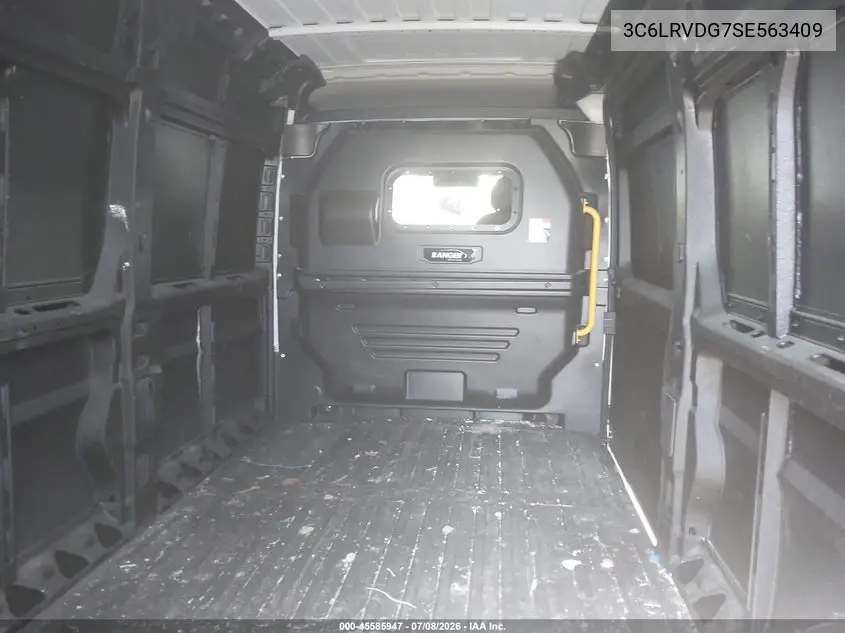 2025 Ram Promaster 2500 Tradesman High Roof 159 Wb W/Pass Seat VIN: 3C6LRVDG7SE563409 Lot: 45585947