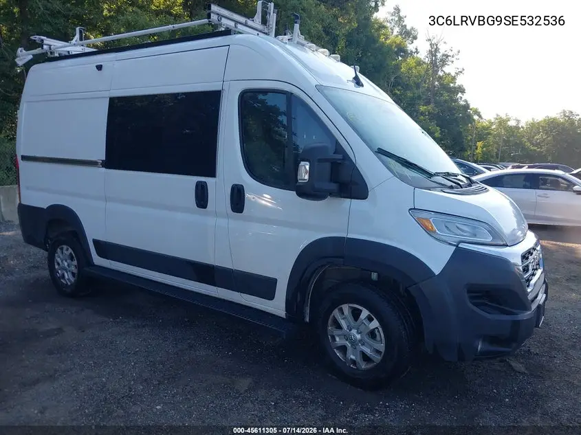 2025 Ram Promaster 1500 Slt High Roof 136 Wb VIN: 3C6LRVBG9SE532536 Lot: 45611305