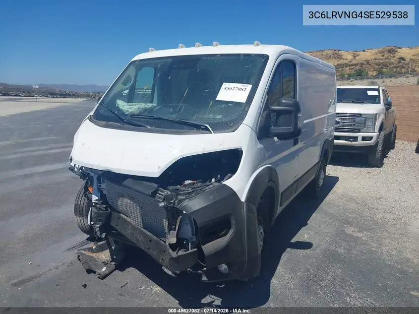 2025 Ram Promaster 1500 Tradesman Low Roof 118 Wb W/Pass Seat VIN: 3C6LRVNG4SE529538 Lot: 45627082