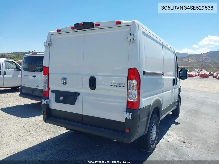 2025 Ram Promaster 1500 Tradesman Low Roof 118 Wb W/Pass Seat VIN: 3C6LRVNG4SE529538 Lot: 45627082