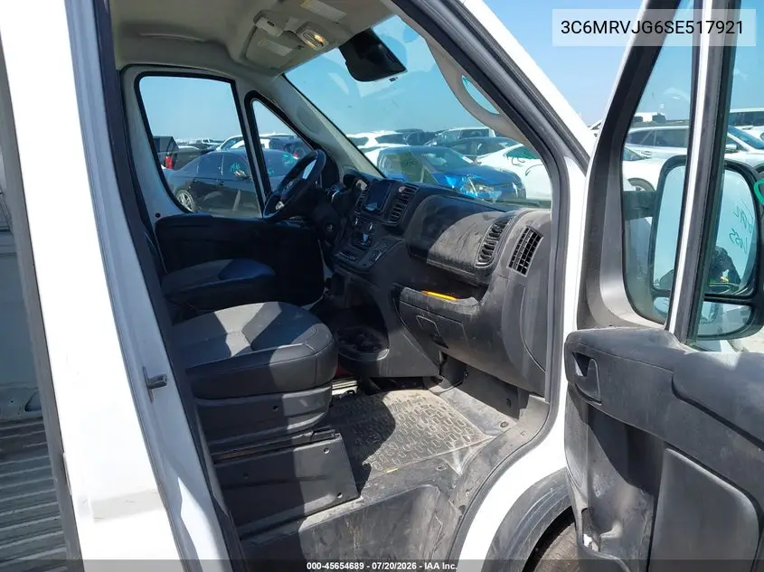 2025 Ram Promaster 3500 Cargo Van Tradesman High Roof 159 Wb Ext VIN: 3C6MRVJG6SE517921 Lot: 45654689