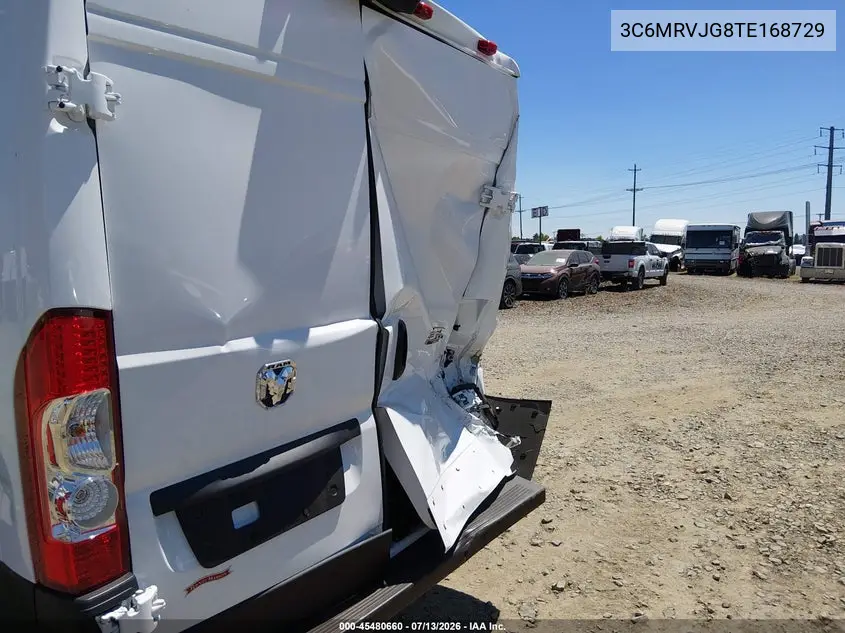 2026 Ram Promaster 3500 Cargo Van Tradesman High Roof 159 Wb Ext W/Pass Seat VIN: 3C6MRVJG8TE168729 Lot: 45480660