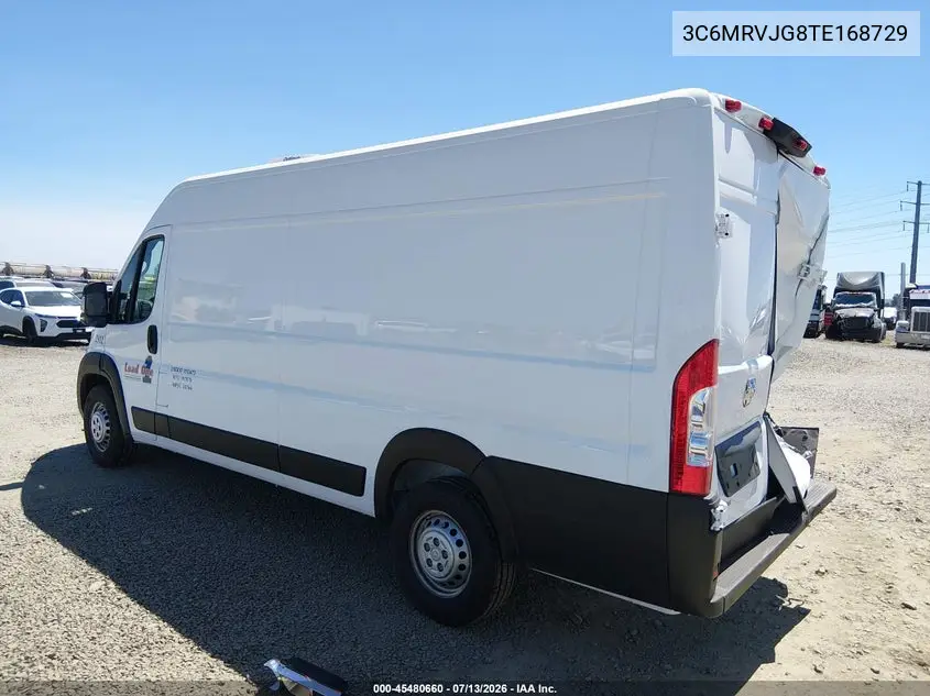 2026 Ram Promaster 3500 Cargo Van Tradesman High Roof 159 Wb Ext W/Pass Seat VIN: 3C6MRVJG8TE168729 Lot: 45480660