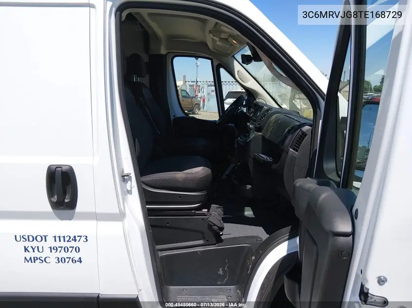 2026 Ram Promaster 3500 Cargo Van Tradesman High Roof 159 Wb Ext W/Pass Seat VIN: 3C6MRVJG8TE168729 Lot: 45480660