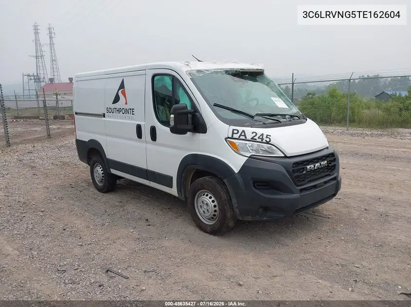 2026 Ram Promaster 1500 Tradesman Low Roof 118 Wb W/Pass Seat VIN: 3C6LRVNG5TE162604 Lot: 45635427