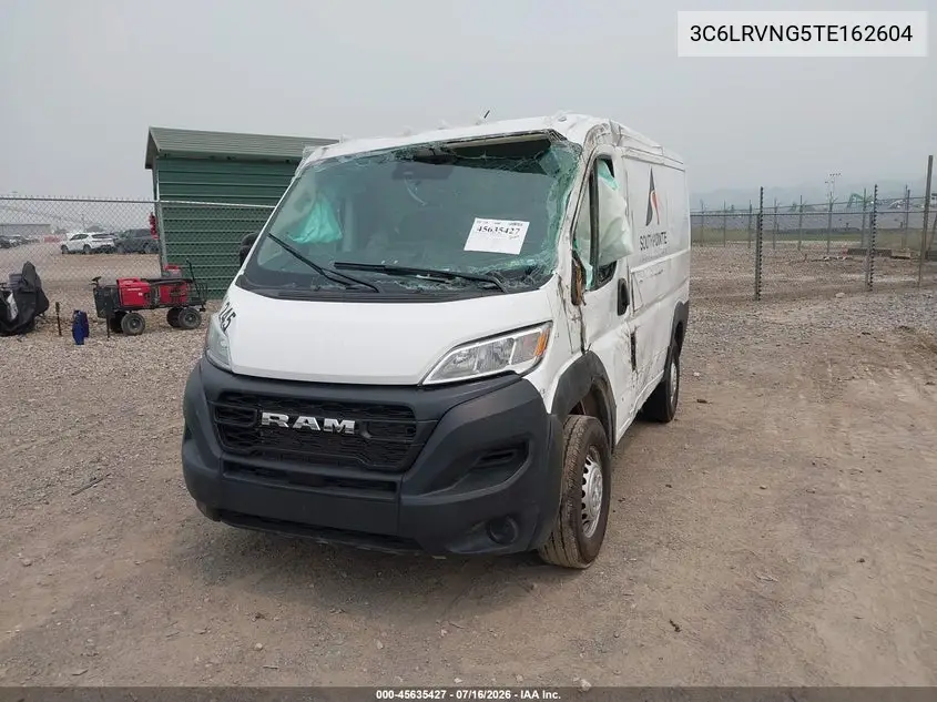 2026 Ram Promaster 1500 Tradesman Low Roof 118 Wb W/Pass Seat VIN: 3C6LRVNG5TE162604 Lot: 45635427
