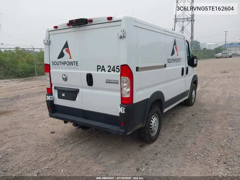 2026 Ram Promaster 1500 Tradesman Low Roof 118 Wb W/Pass Seat VIN: 3C6LRVNG5TE162604 Lot: 45635427