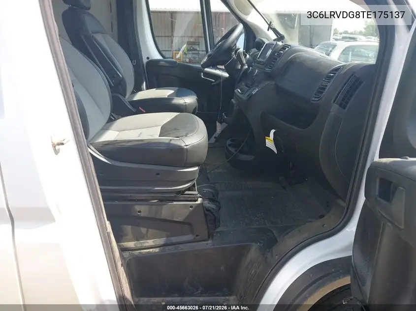 2026 Ram Promaster 2500 Tradesman High Roof 159 Wb W/Pass Seat VIN: 3C6LRVDG8TE175137 Lot: 45663026