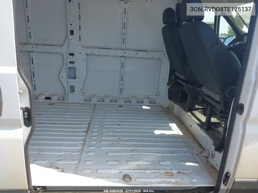 2026 Ram Promaster 2500 Tradesman High Roof 159 Wb W/Pass Seat VIN: 3C6LRVDG8TE175137 Lot: 45663026