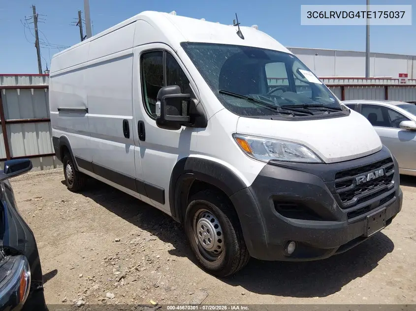 2026 Ram Promaster 2500 Tradesman High Roof 159 Wb W/Pass Seat VIN: 3C6LRVDG4TE175037 Lot: 45670301