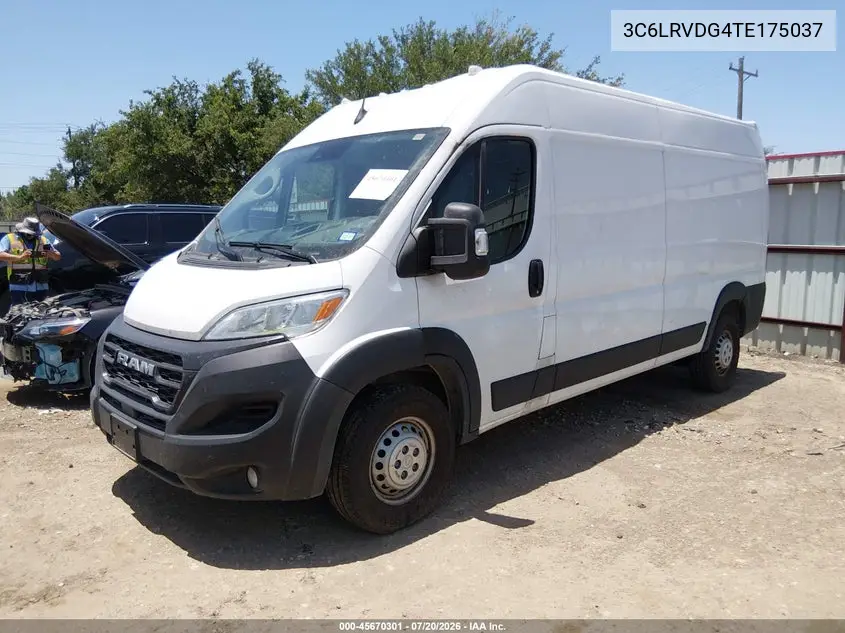 2026 Ram Promaster 2500 Tradesman High Roof 159 Wb W/Pass Seat VIN: 3C6LRVDG4TE175037 Lot: 45670301