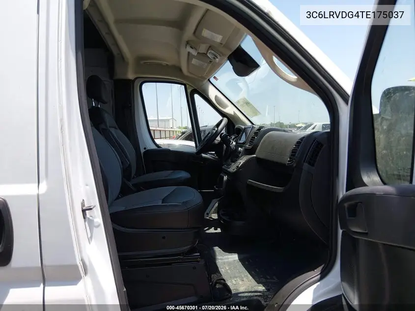 2026 Ram Promaster 2500 Tradesman High Roof 159 Wb W/Pass Seat VIN: 3C6LRVDG4TE175037 Lot: 45670301