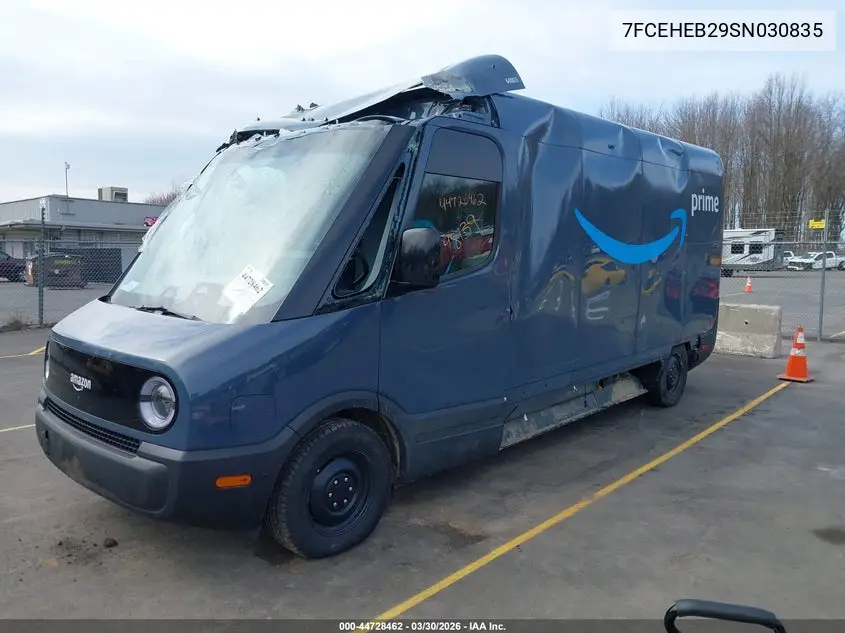 2025 Rivian Delivery 700 VIN: 7FCEHEB29SN030835 Lot: 44728462