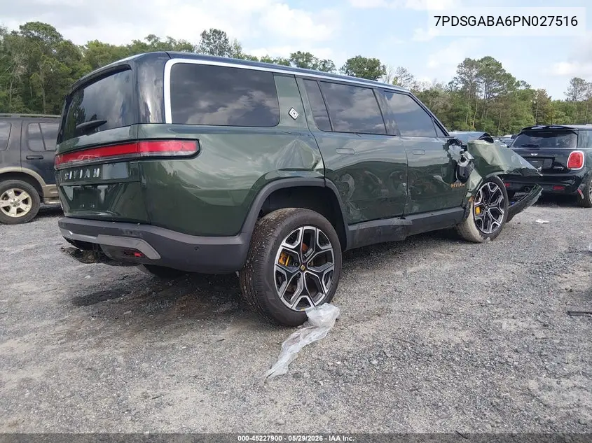 2023 Rivian R1S Adventure VIN: 7PDSGABA6PN027516 Lot: 45227900
