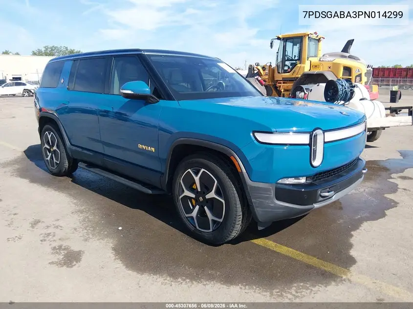 2023 Rivian R1S Adventure VIN: 7PDSGABA3PN014299 Lot: 45307656