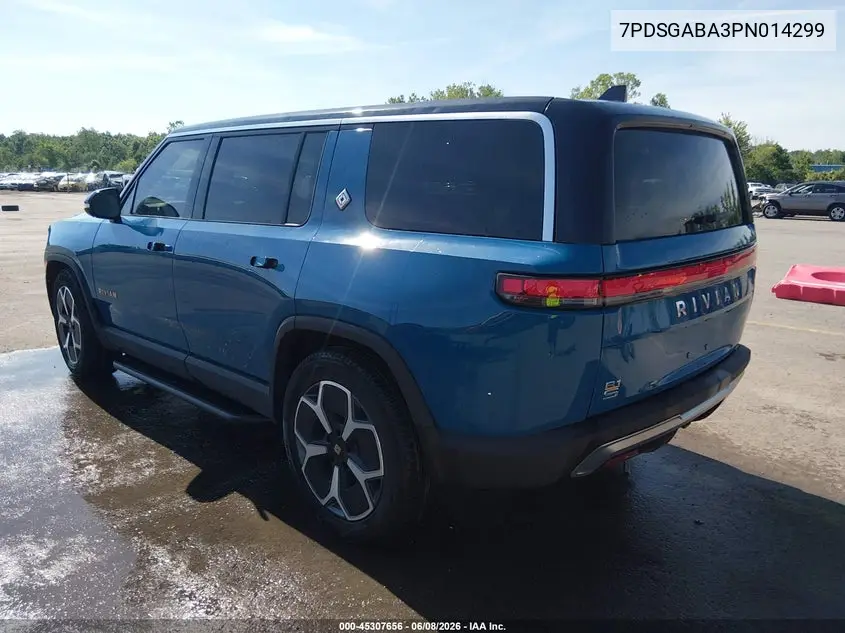 2023 Rivian R1S Adventure VIN: 7PDSGABA3PN014299 Lot: 45307656
