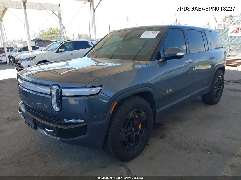 2023 Rivian R1S Adventure VIN: 7PDSGABA6PN013227 Lot: 45360957