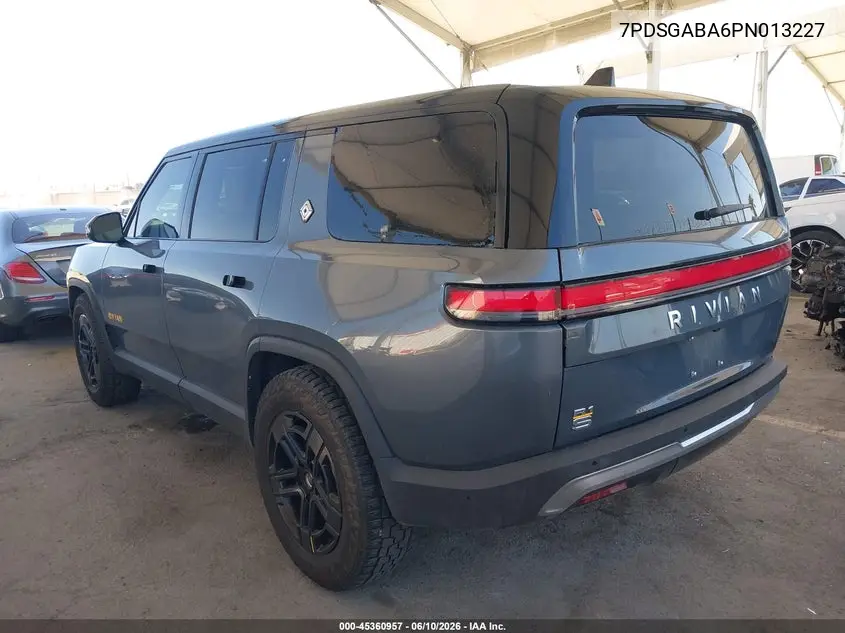 2023 Rivian R1S Adventure VIN: 7PDSGABA6PN013227 Lot: 45360957