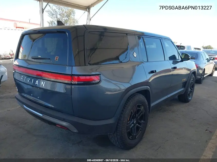 2023 Rivian R1S Adventure VIN: 7PDSGABA6PN013227 Lot: 45360957